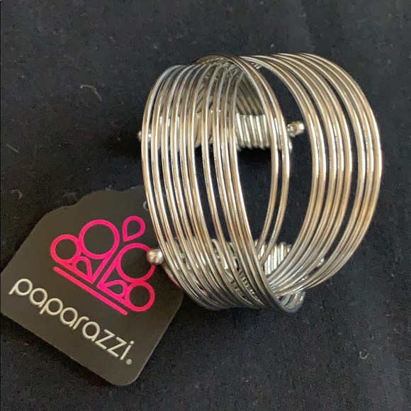 paparazzi Jewelry - NEW Paparazzzi Cuff Silver Tone Bracelet